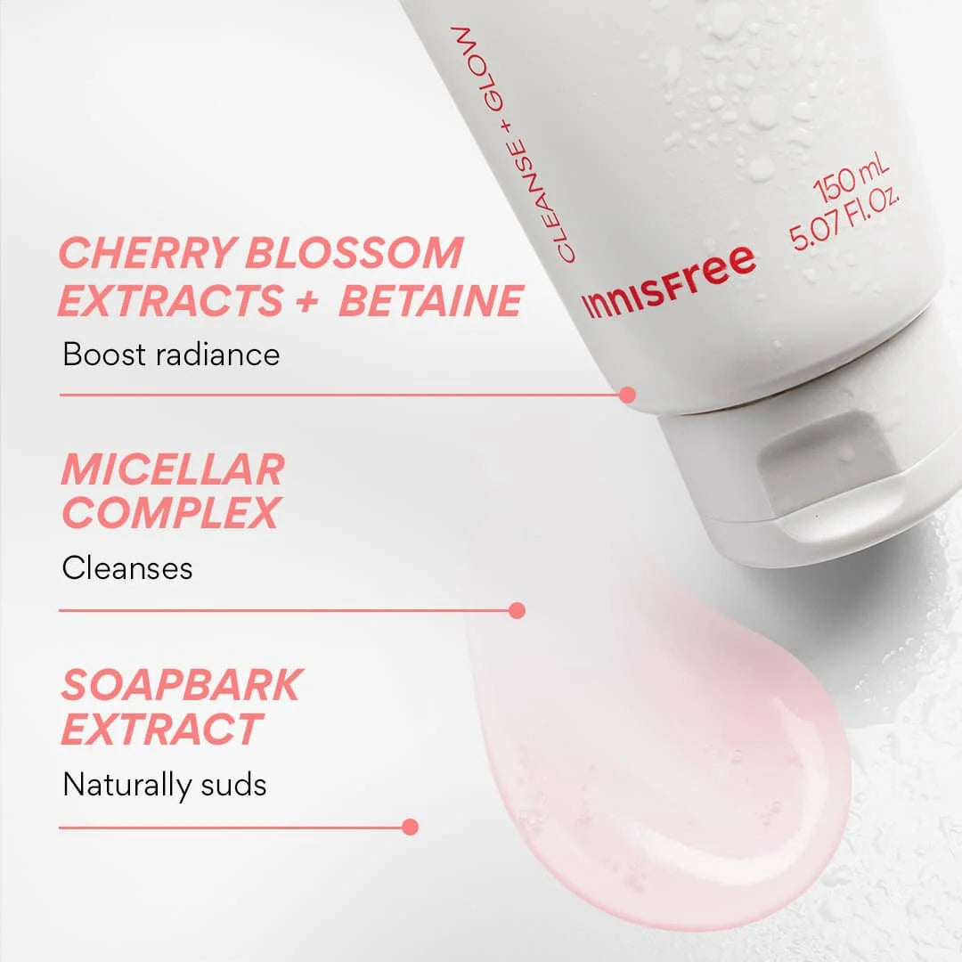 INNISFREE CHERRY BLOSSOM GLOW JAM CLEANSER