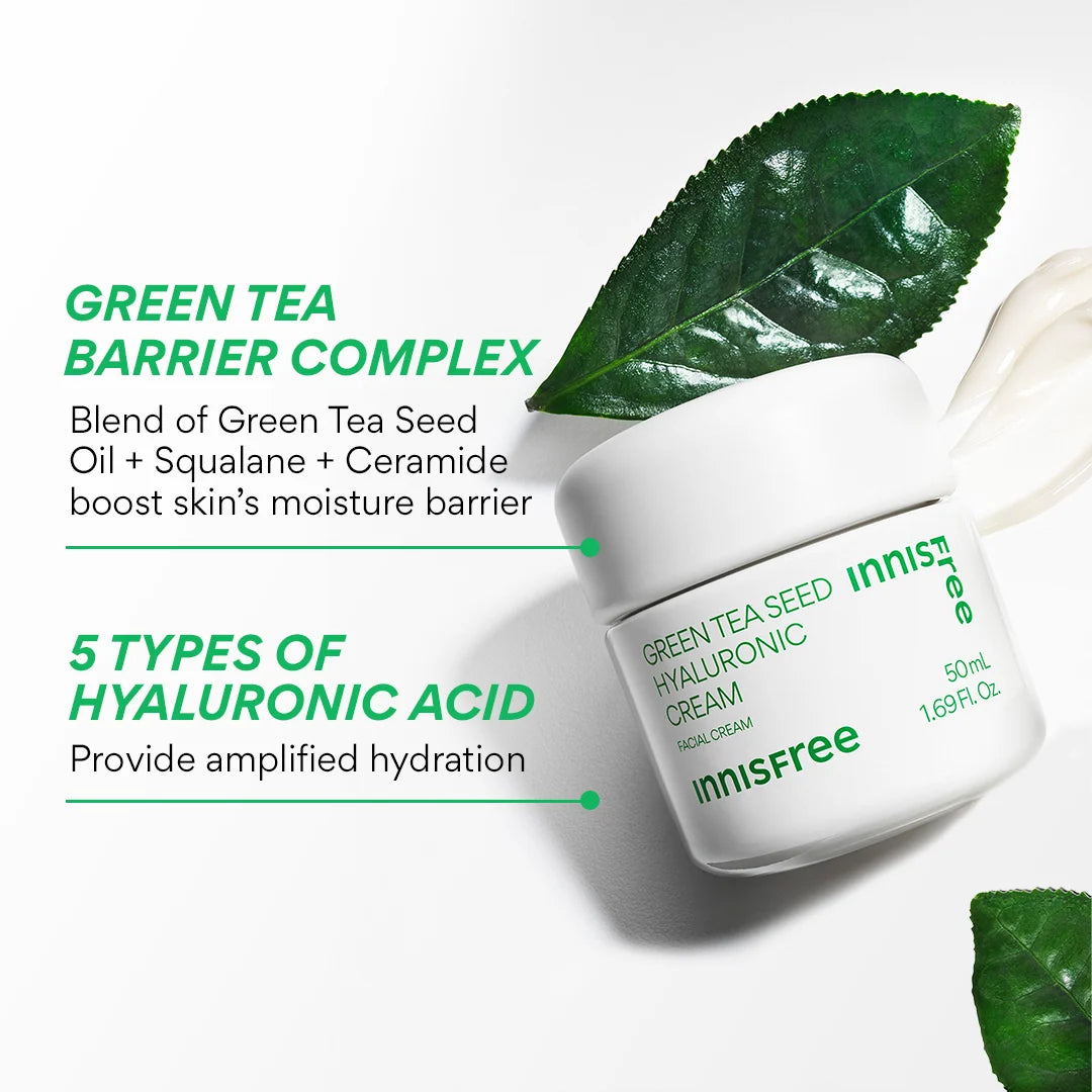 INNISFREE GREEN TEA SEED HYALURONIC CREAM