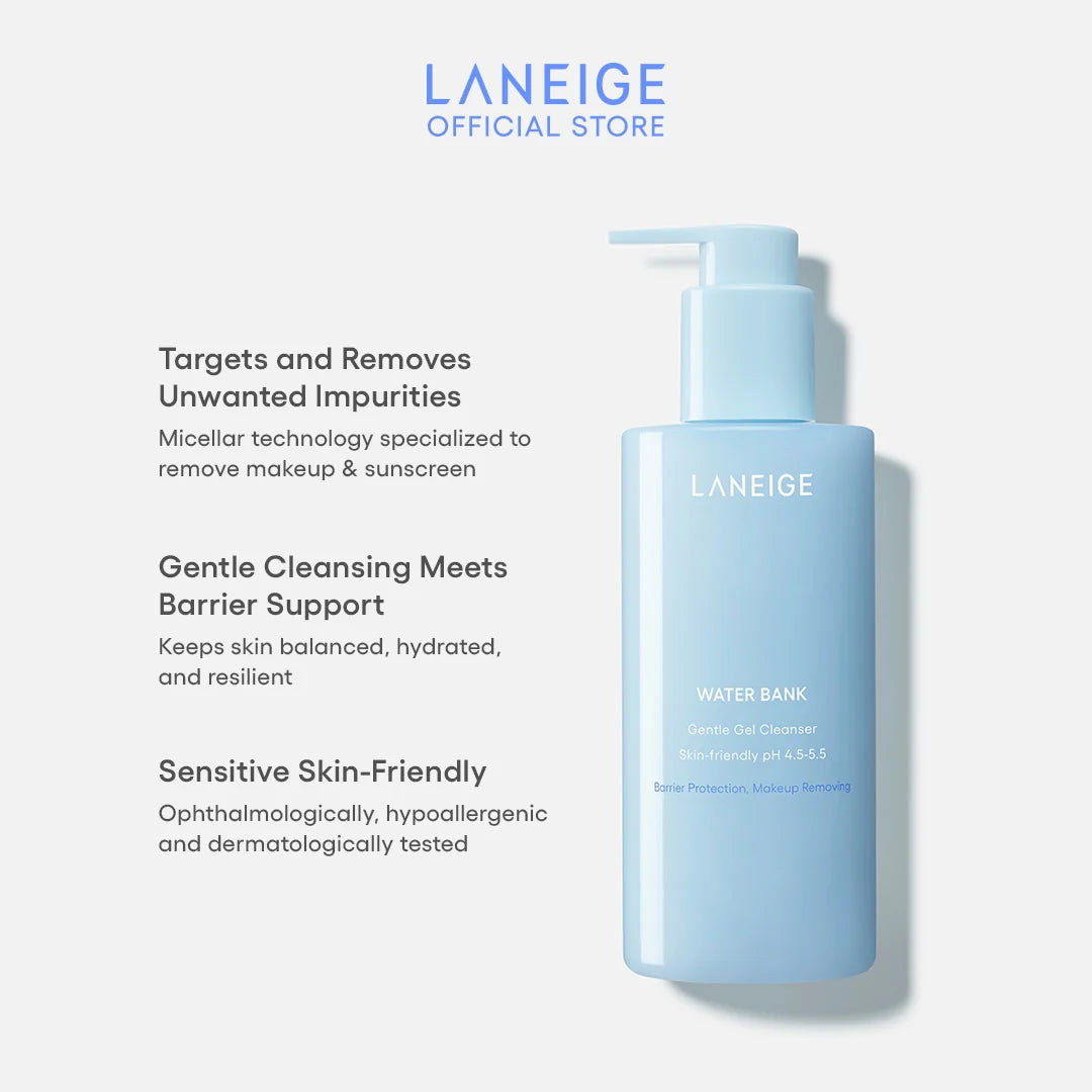 LANEIGE WATER BANK GENTLE GEL CLEANSER