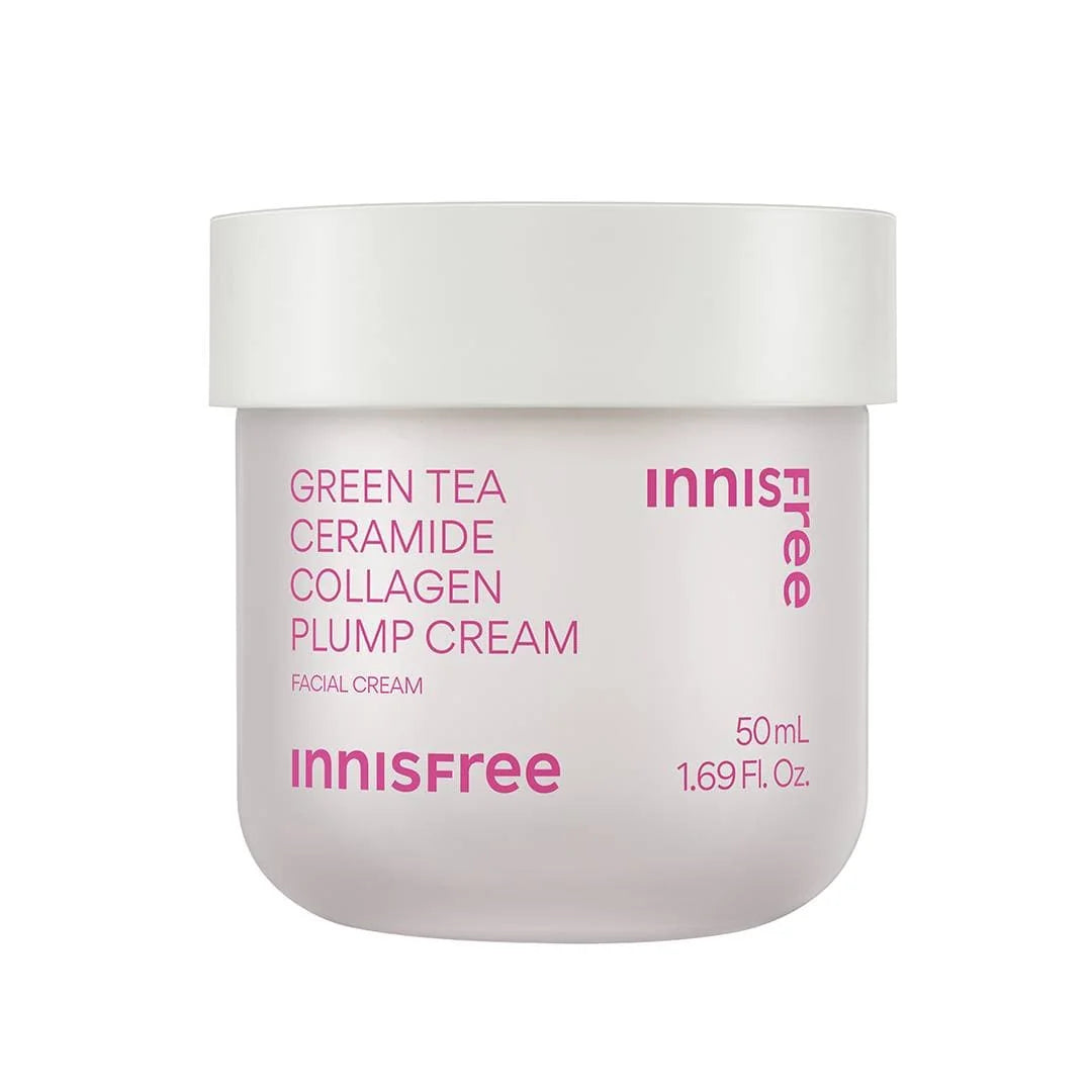 INNISFREE GREEN TEA CERAMIDE COLLAGEN PLUMP CREAM