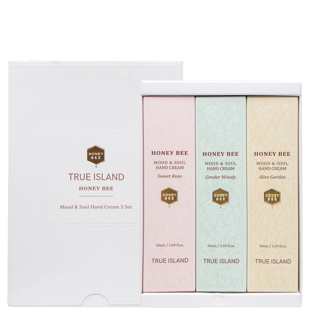 True Island Honey Bee Hand Cream 3 Set