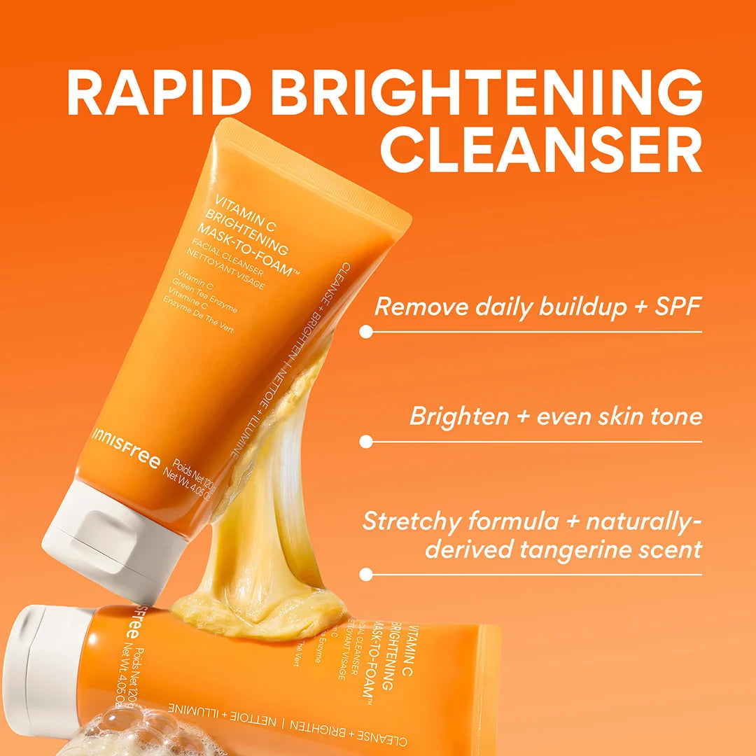 INNISFREE VITAMIN C BRIGHTENING MASK-TO-FOAM