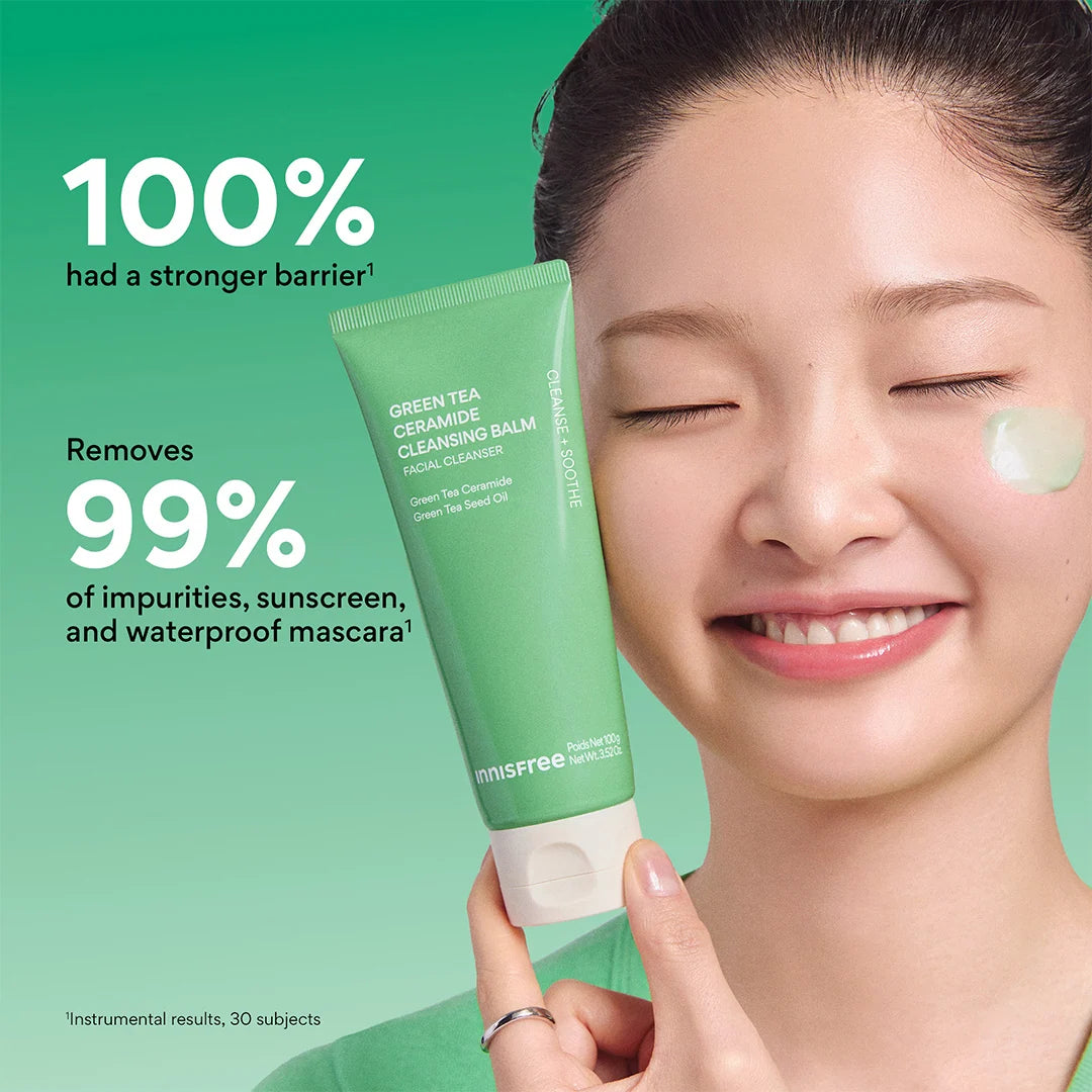 INNISFREE GREEN TEA CERAMIDE CLEANSING BALM