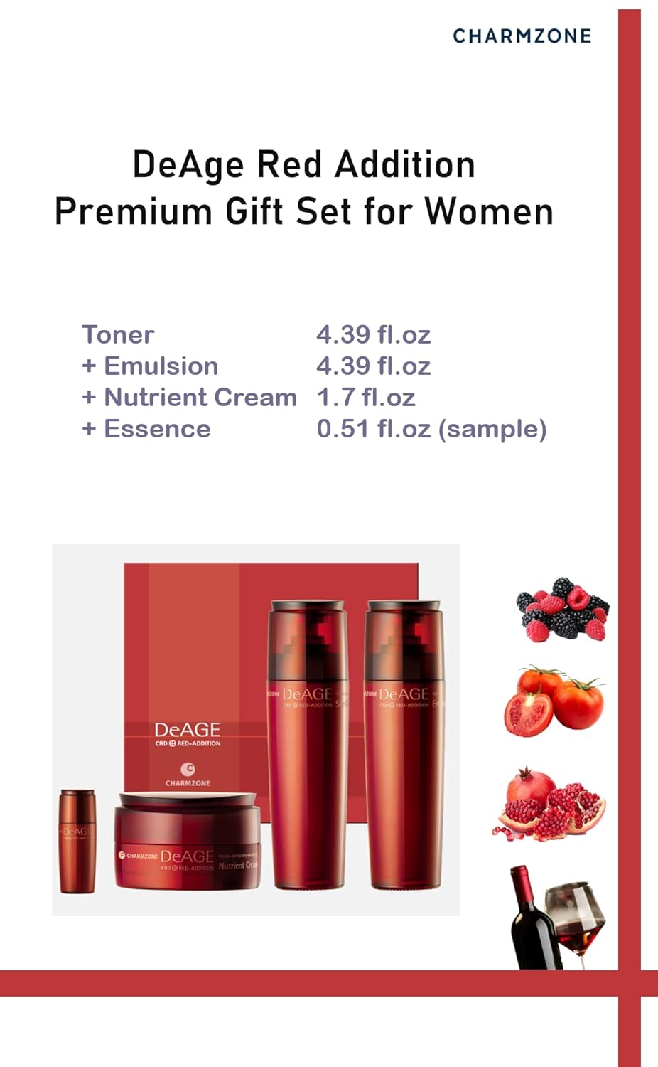 DeAGE RED-ADDITION 3 KIND OF SET