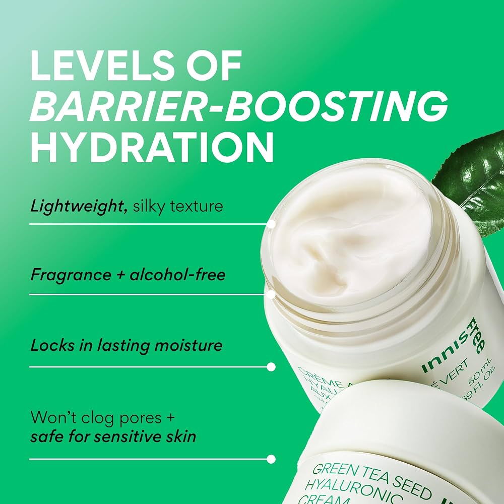 INNISFREE GREEN TEA SEED HYALURONIC CREAM