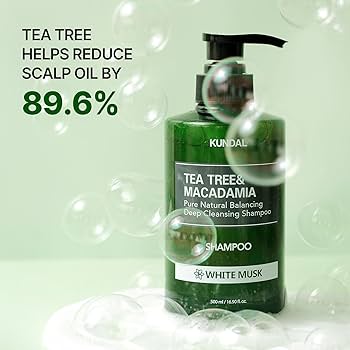 KUNDAL TEA TREE & MACADAMIA DEEP CLEANSING SHAMPOO 500ML
