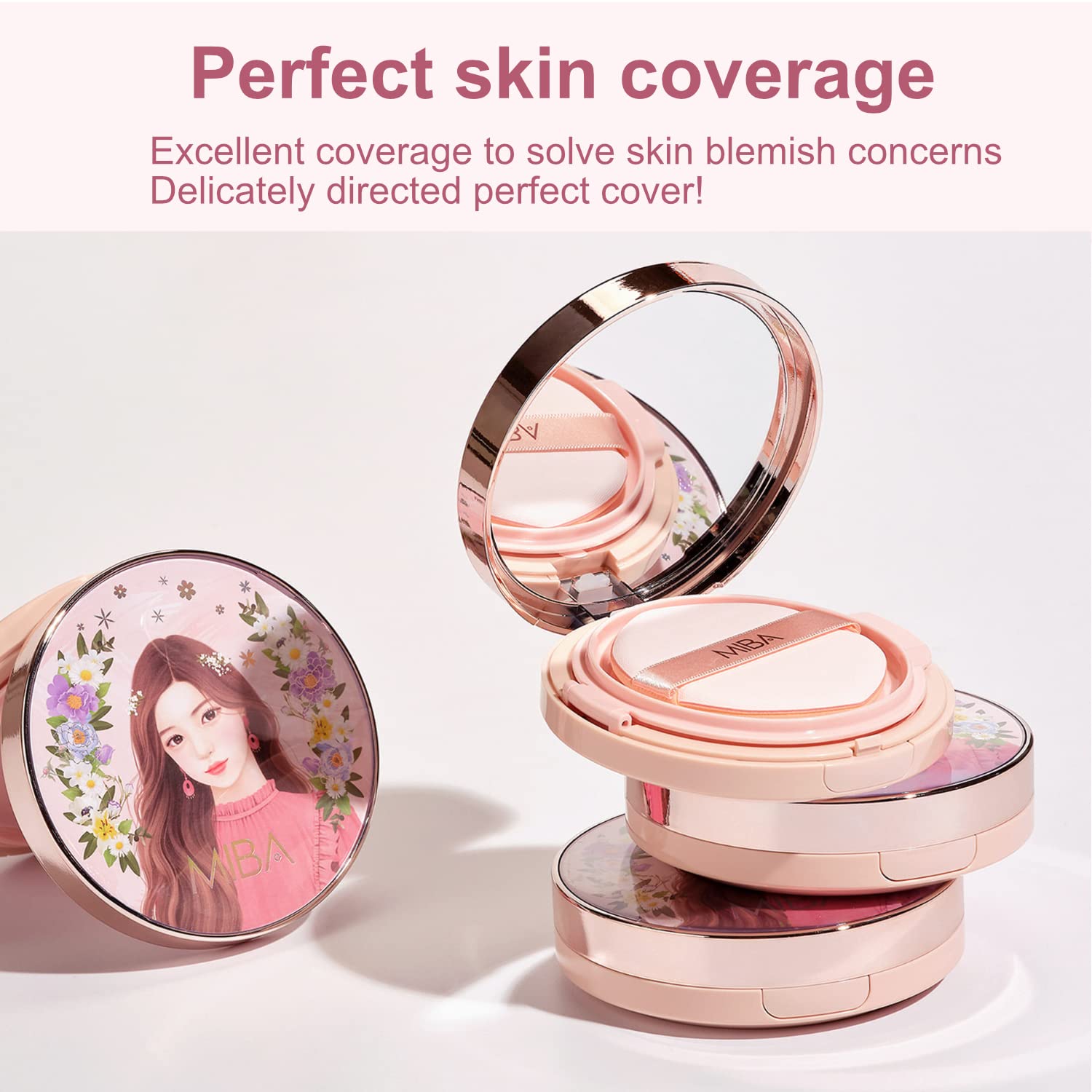 MIBA ION CALCIUM DOUBLE CUSHION RX SPF 50+ / PA++++