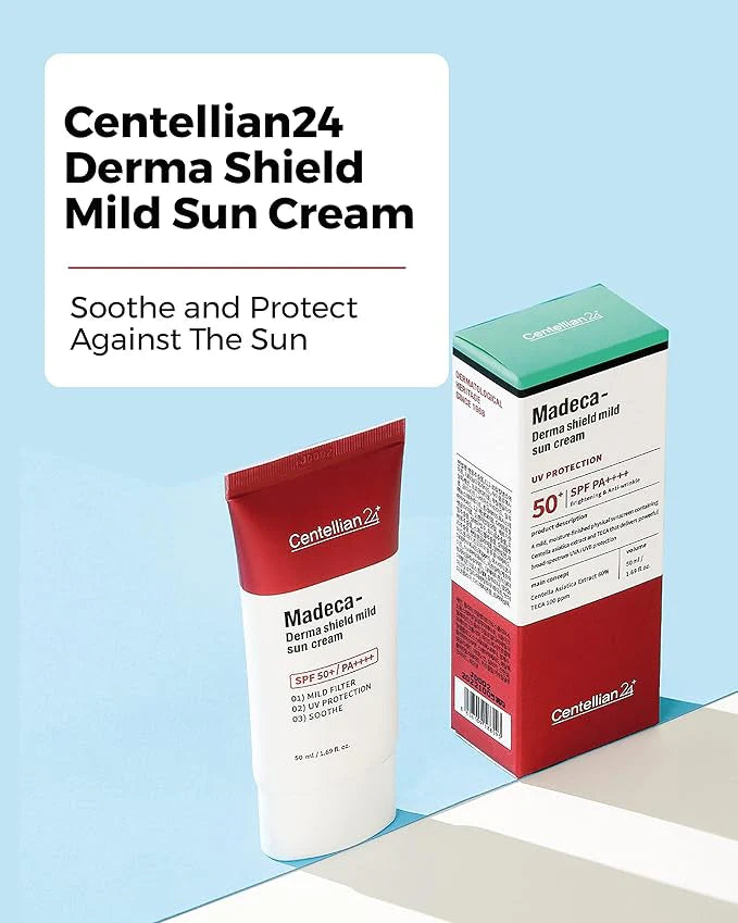 CENTELLIAN 24 MADECA DERMA SHIELD MILD SUN CREAM 50ML