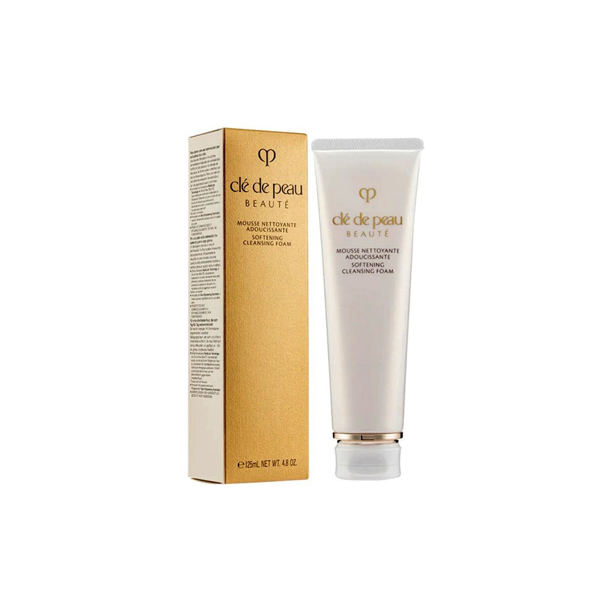 Cle De Peau Beaute  Softening Cleansing Foam 125ml NET WT. 4.8 OZ.