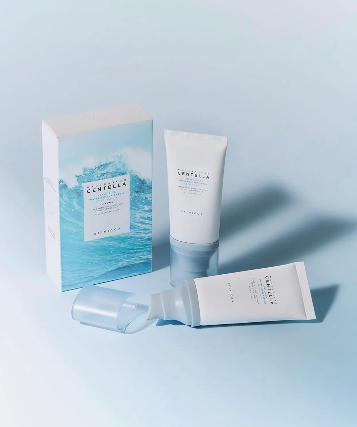 SKIN1004 MADAGASCAR CENTELLA SUN SERUM SPF 50+ TWIN PACK