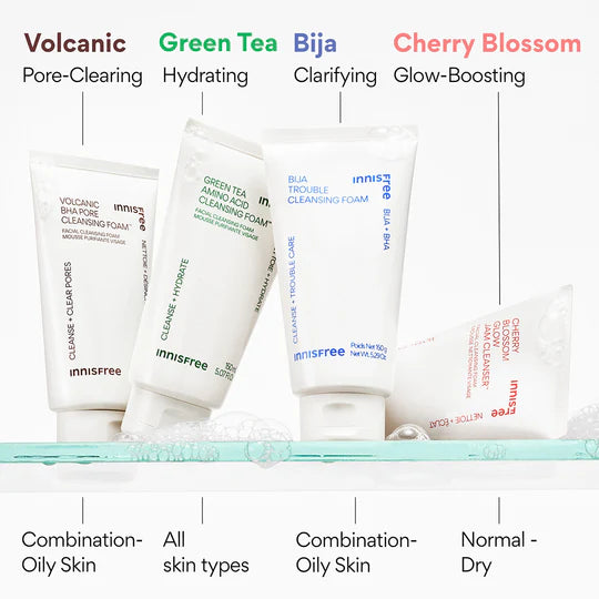 INNISFREE GREEN TEA AMINO ACID CLEANSING FOAM