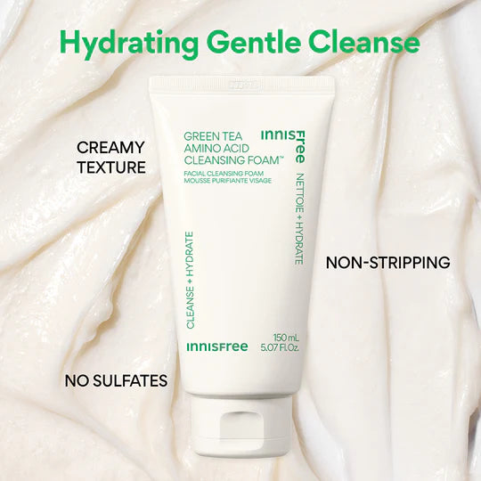 INNISFREE GREEN TEA AMINO ACID CLEANSING FOAM 150ML