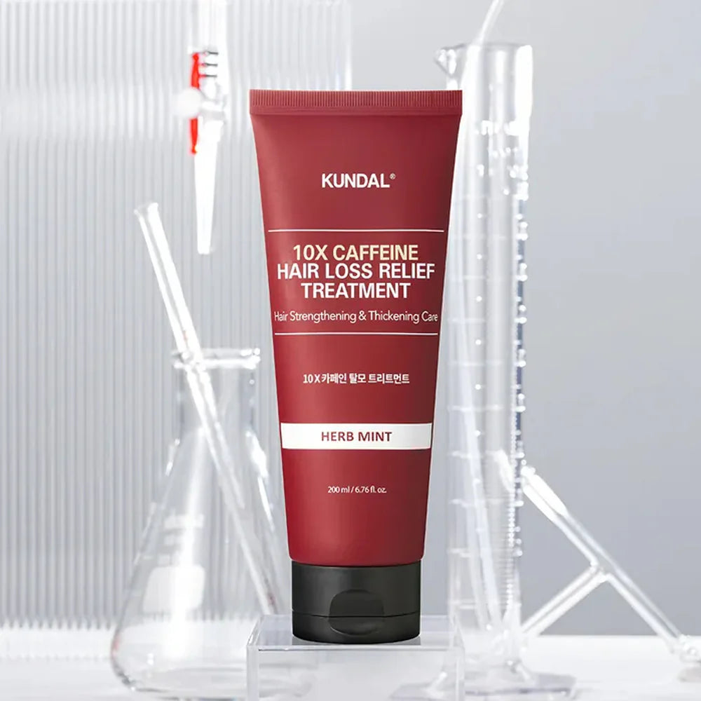 KUNDAL 10X CAFFEINE STRENGTHENING TREATMENT 200ML CHERRY BLOSSOM