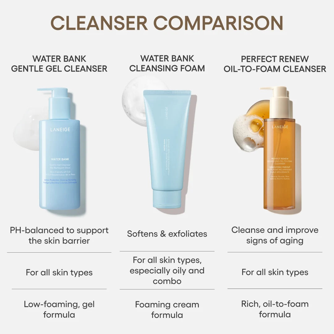 LANEIGE PERFECT RENEW 3X OIL TO FOAM CLEANSER