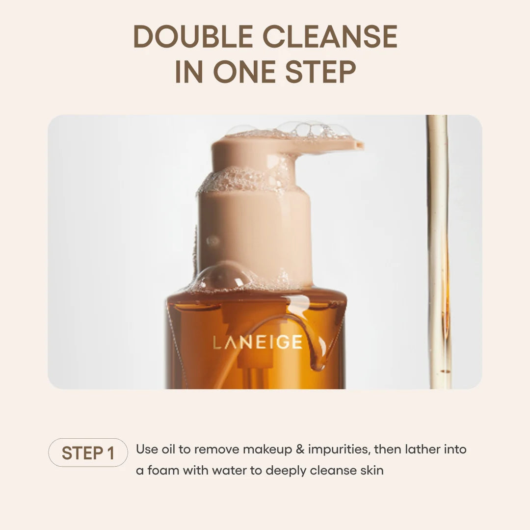 LANEIGE PERFECT RENEW 3X OIL TO FOAM CLEANSER