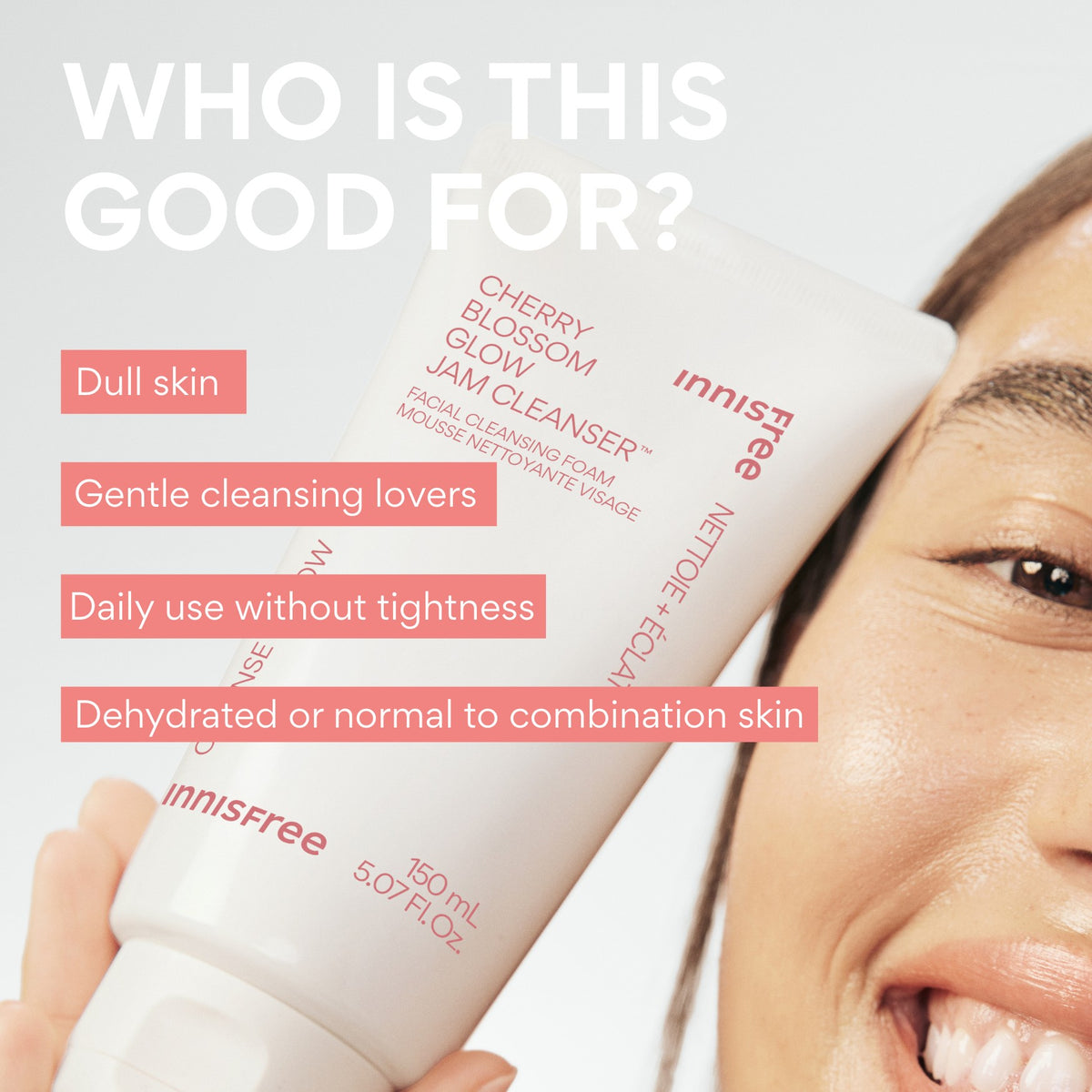 INNISFREE CHERRY BLOSSOM GLOW JAM CLEANSER