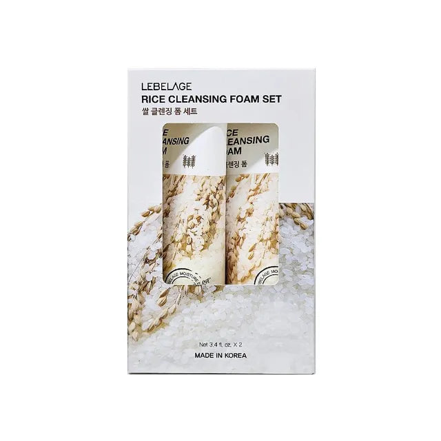 Lebelage Rice Cleansing Foam Set