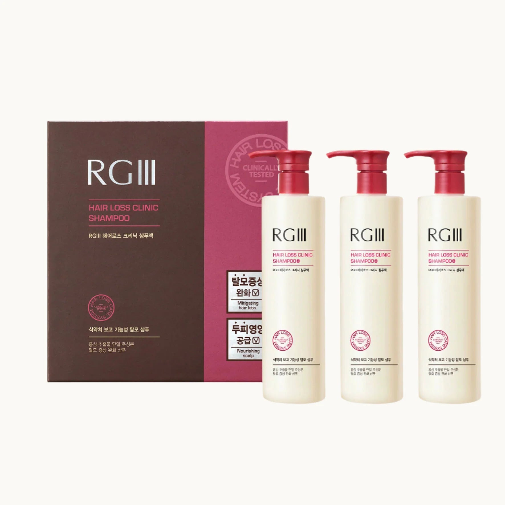 RG III 3 SHAMPOO 520ml / 3ea