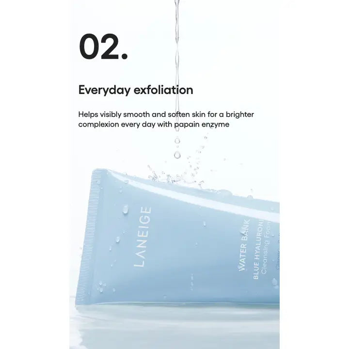 LANEIGE WATER BANK BLUE HYALURONIC CLEANSING FOAM