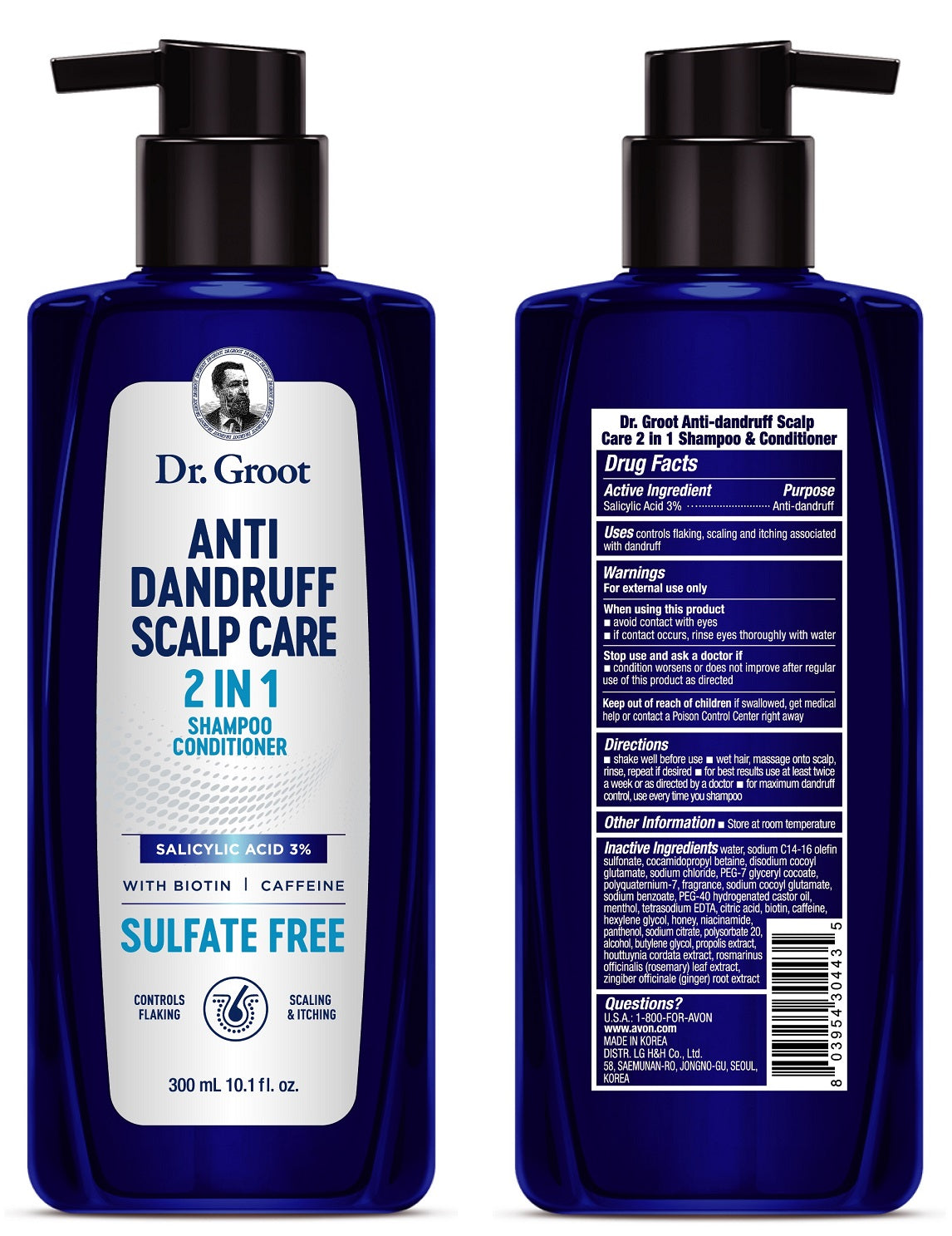 DR.GROOT ANTI-DANDRUFF SHAMPOO 2 IN 1 300ML
