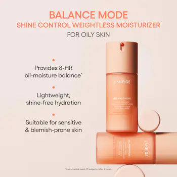 LANEIGE BALANCE MODE SHINE CONTROL WEIGHTLESS MOISTURIZER