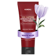 KUNDAL 10X CAFFEINE STRENGTHENING TREATMENT 200ML WHITE MUSK